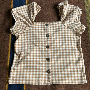 Madewell Square Neck Puff Sleeve Top